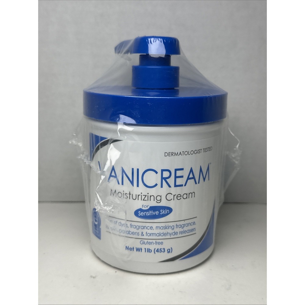 Vanicream Moisturizing Skin Cream with Pump Dispenser 16 fl oz 1 lb Moisturizer
